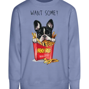 Want Some French Fries Design - Comfort Kids Sweater