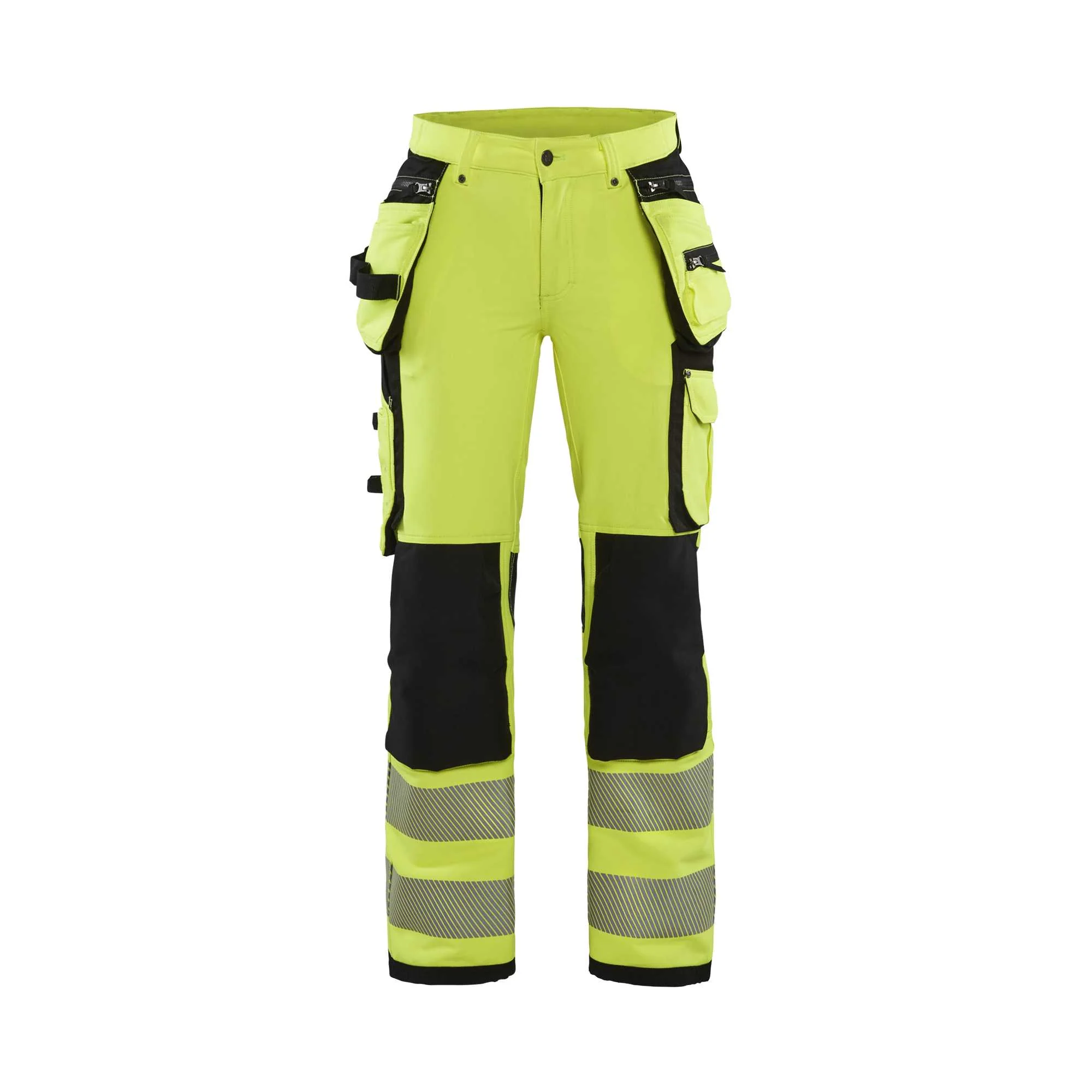BLAKLADER 71971642 | Women's Hi Vis trousers with 4 way stretch Hi Vis Reflective Work Trousers Women - Water Repellent – Image 6