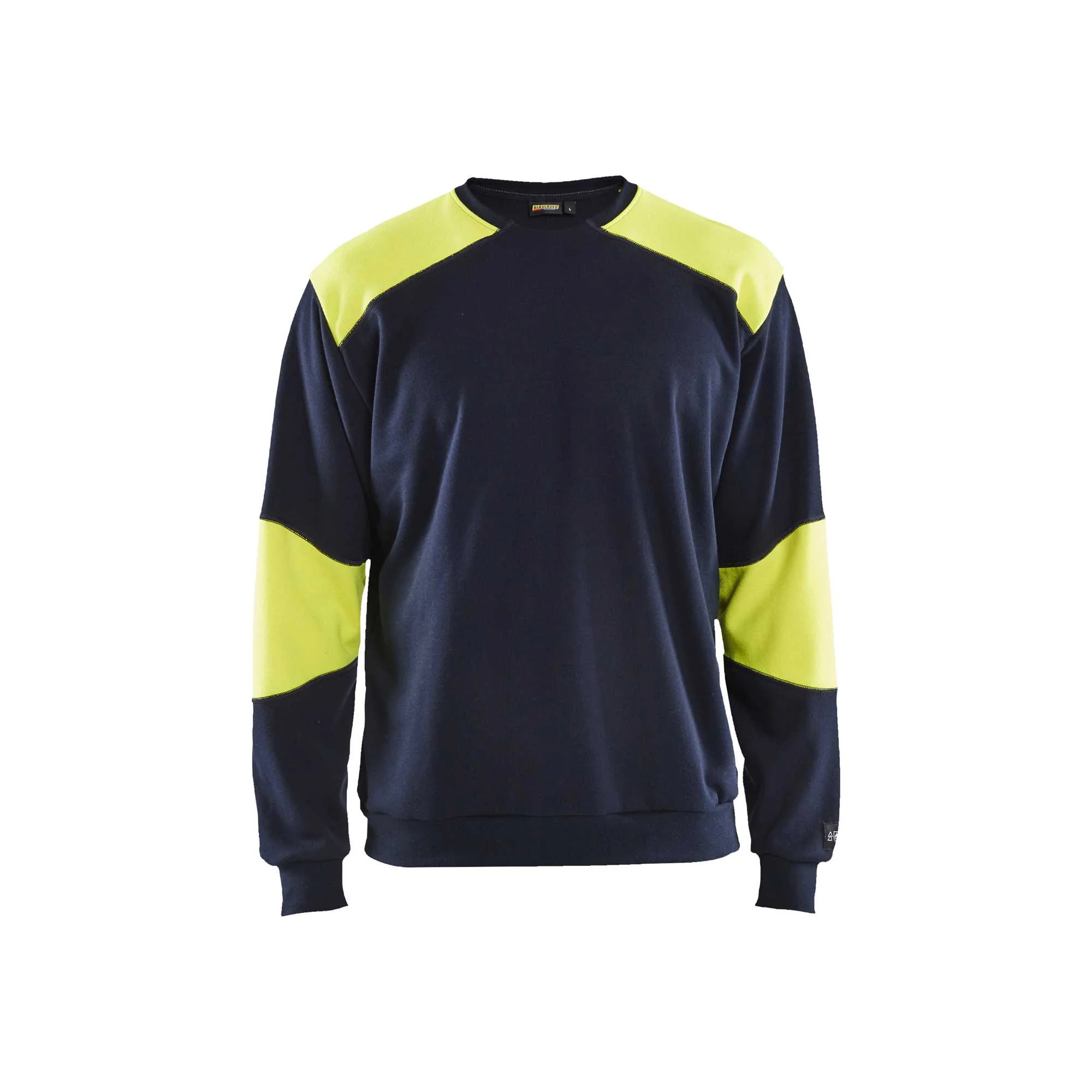 BLAKLADER 34581762 Flame Resistant Hi Vis Reflective Work Sweatshirt MEN - Flame Retardant