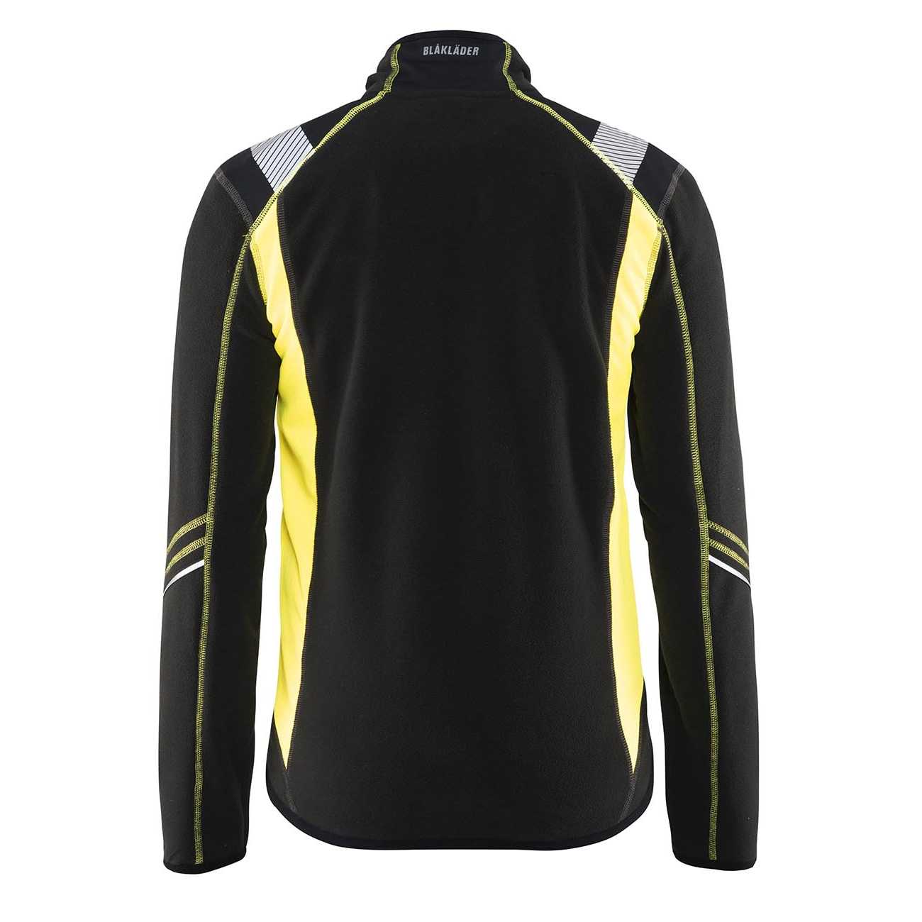 BLAKLADER 49931010 Microfleece Jacket Hi Vis Reflective Work Jacket MEN - Antipilling – Image 9