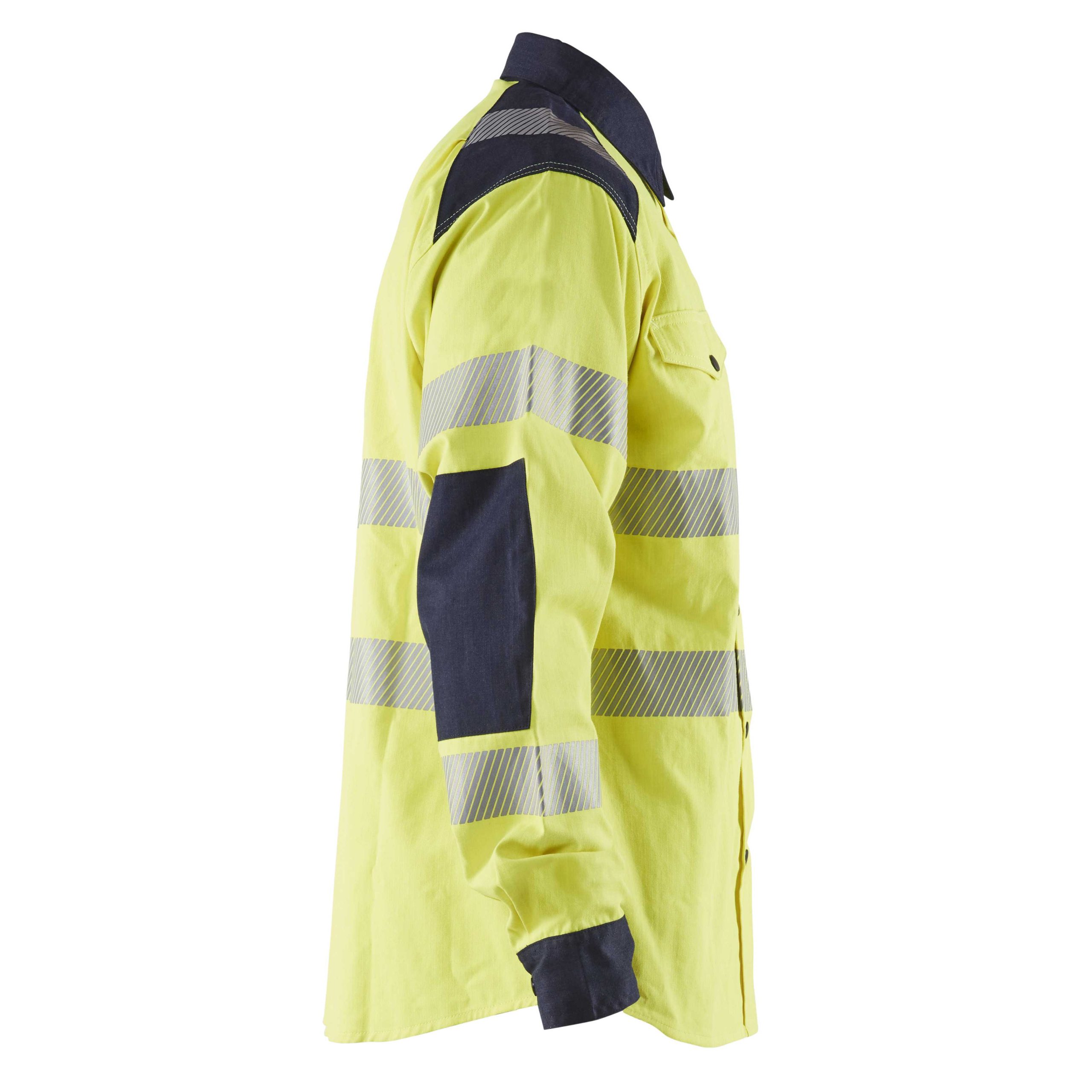 BLAKLADER 32391517 Multinorm shirt Hi Vis Reflective Long Sleeve Work Shirt MEN - Flame Retardant – Image 8