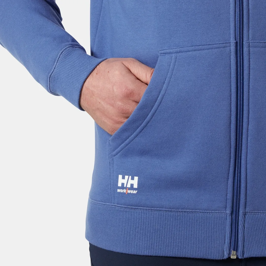 HELLY HANSEN CLASSIC ZIP SWEATSHIRT 79326 Full Zip Work Sweatshirt MEN - Chin Protector – Image 8