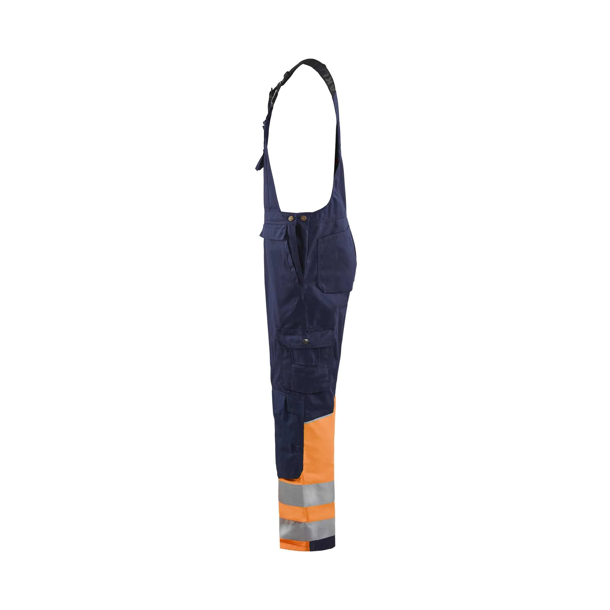BLAKLADER 26621800 Hi Vis Bib overall Hi Vis Reflective Work Bib Trousers Men - Class 1 Certified – Image 8