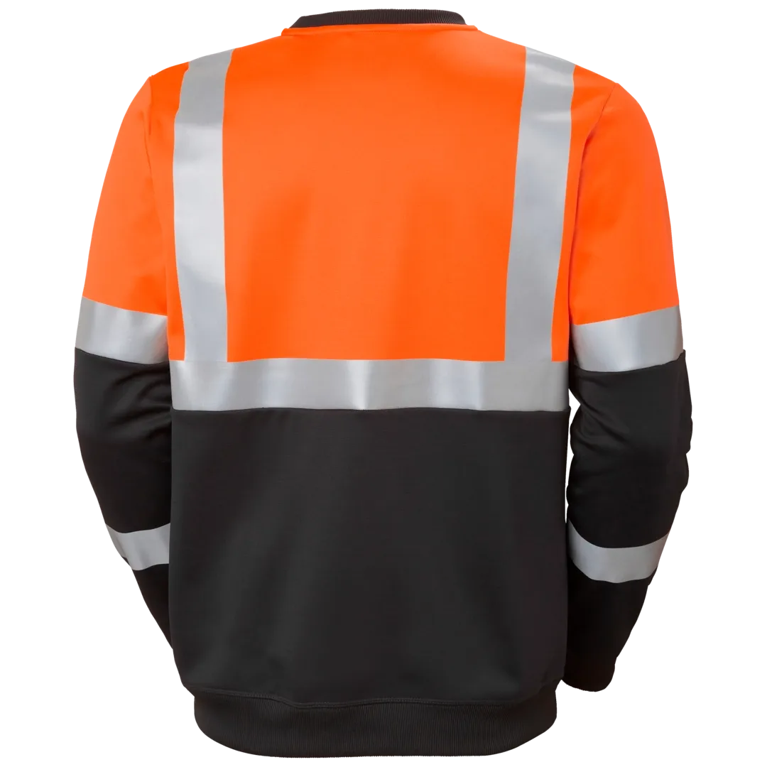 HELLY HANSEN ADDVIS SWEATSHIRT CLASS 1 79256 Hi Vis Reflective Work Sweatshirt MEN - UPF 40 – Image 5