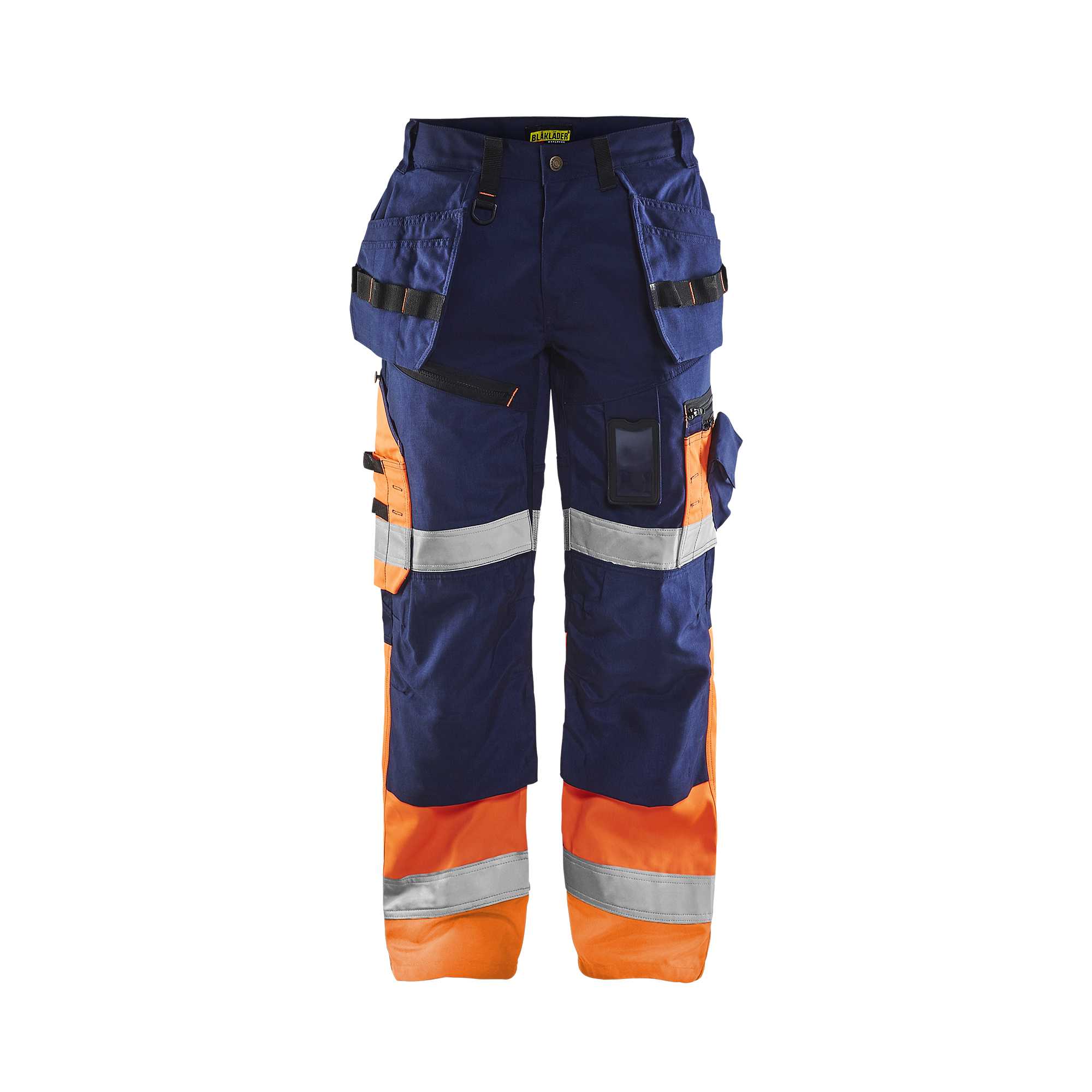 BLAKLADER 15081860 Hi Vis trousers X1500 Hi Vis Reflective Work Trousers Men - Twill Fabric – Image 6