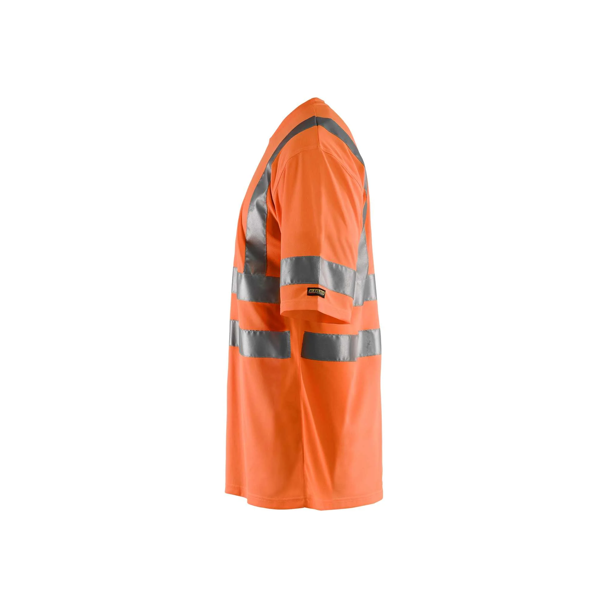 BLAKLADER 34131009 Hi Vis T shirt Hi Vis Reflective Short Sleeve Work T-Shirt MEN - 100% Polyester – Image 8