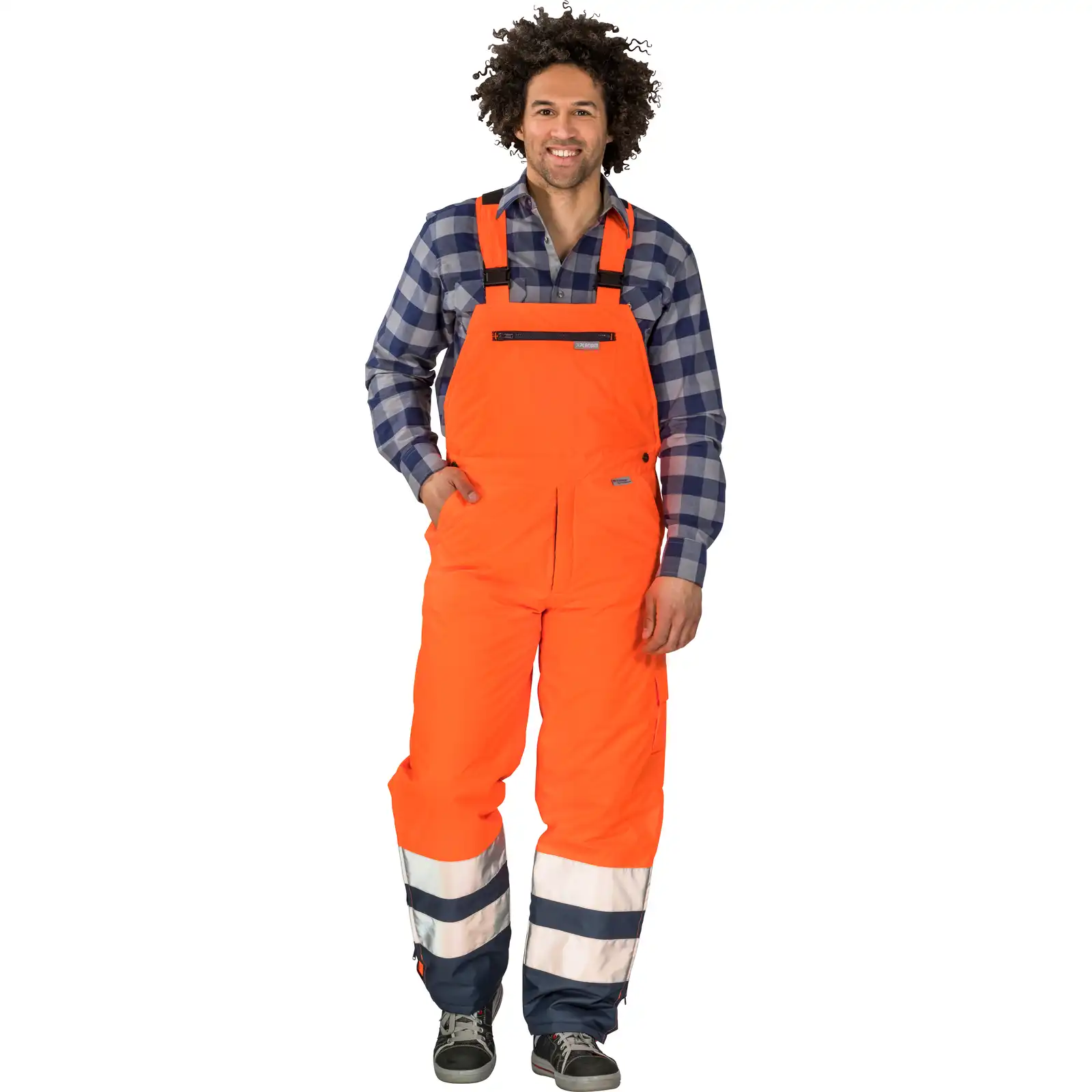 PLANAM OUTDOOR WINTER High Visibility Work Overall Dungarees MEN - Waterproof – Image 6