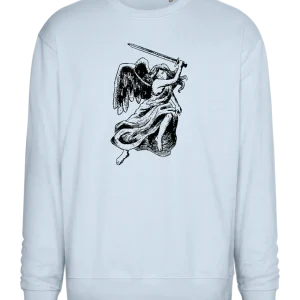 Angel with Sword Design - Comfort Essential Unisex Sweater
