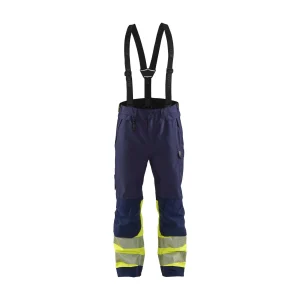 BLAKLADER 18771977 | Hi Vis Shell Trousers Hi Vis Reflective Work Trousers Men - Waterproof
