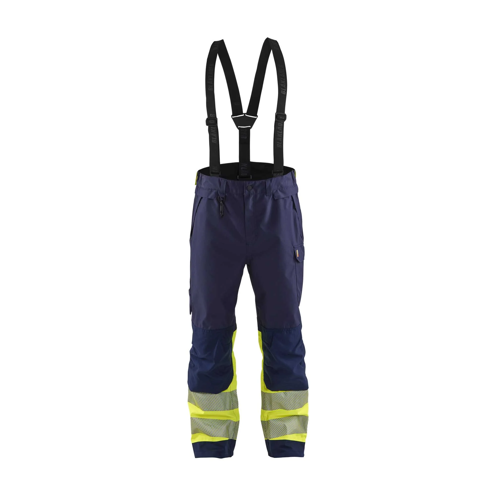 BLAKLADER 18771977 | Hi Vis Shell Trousers Hi Vis Reflective Work Trousers Men - Waterproof – Image 2