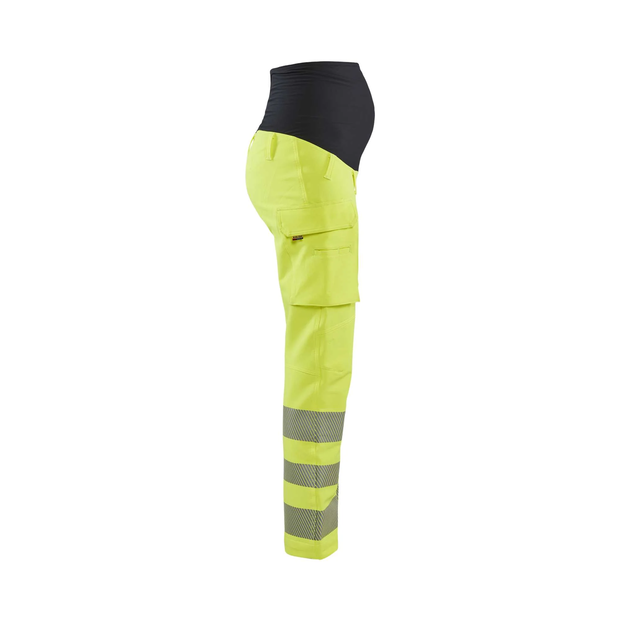 BLAKLADER 71001642 Women's hi Vis 4 way stretch maternity trousers Hi Vis Reflective Work Trousers Women - water repellent – Image 5