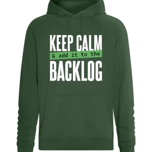 Add It to the Backlog Design - Comfort unisex hoodie