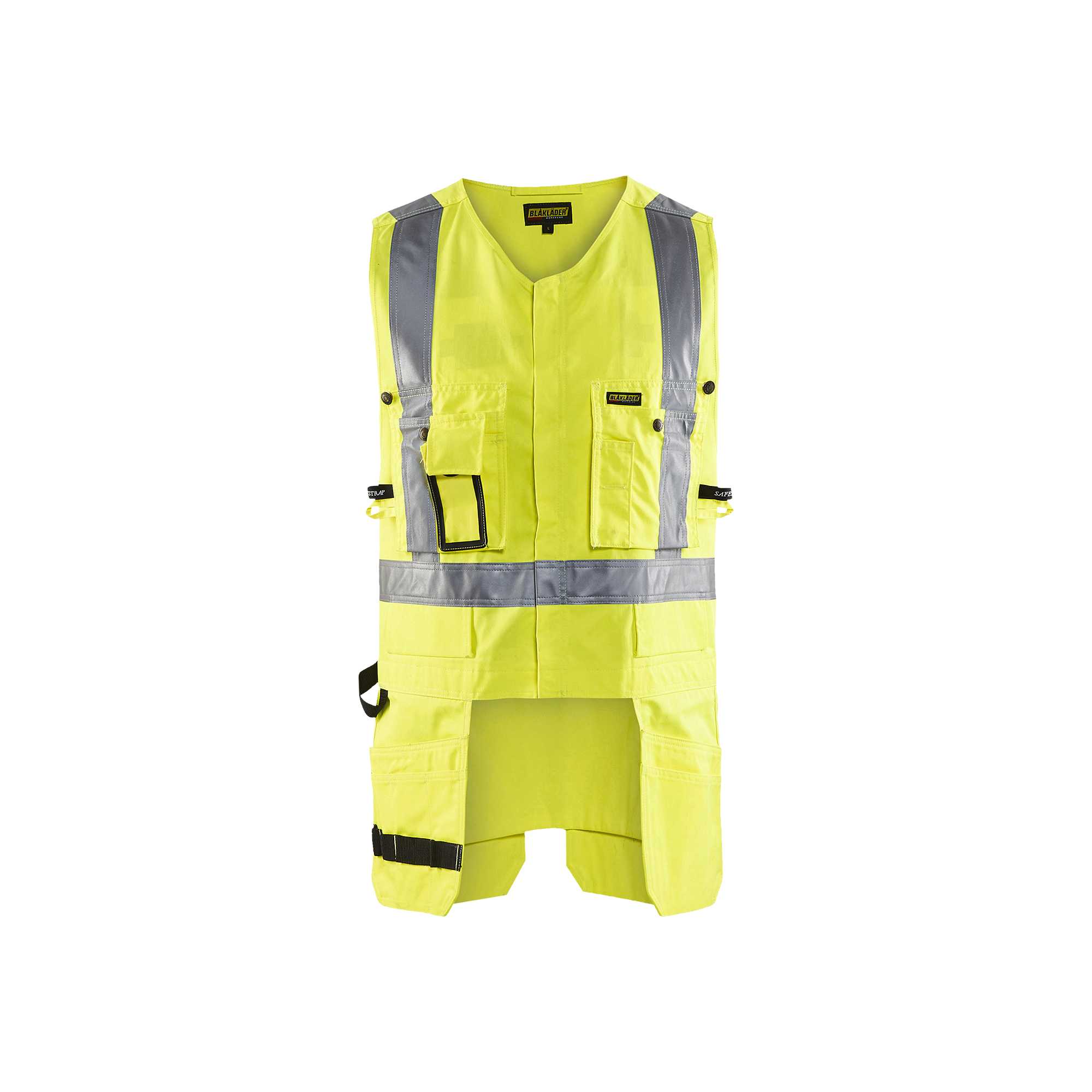 BLAKLADER 30271804 HI VIS TOOL VEST Hi Vis Reflective Tool Vest MEN - 85% Polyester