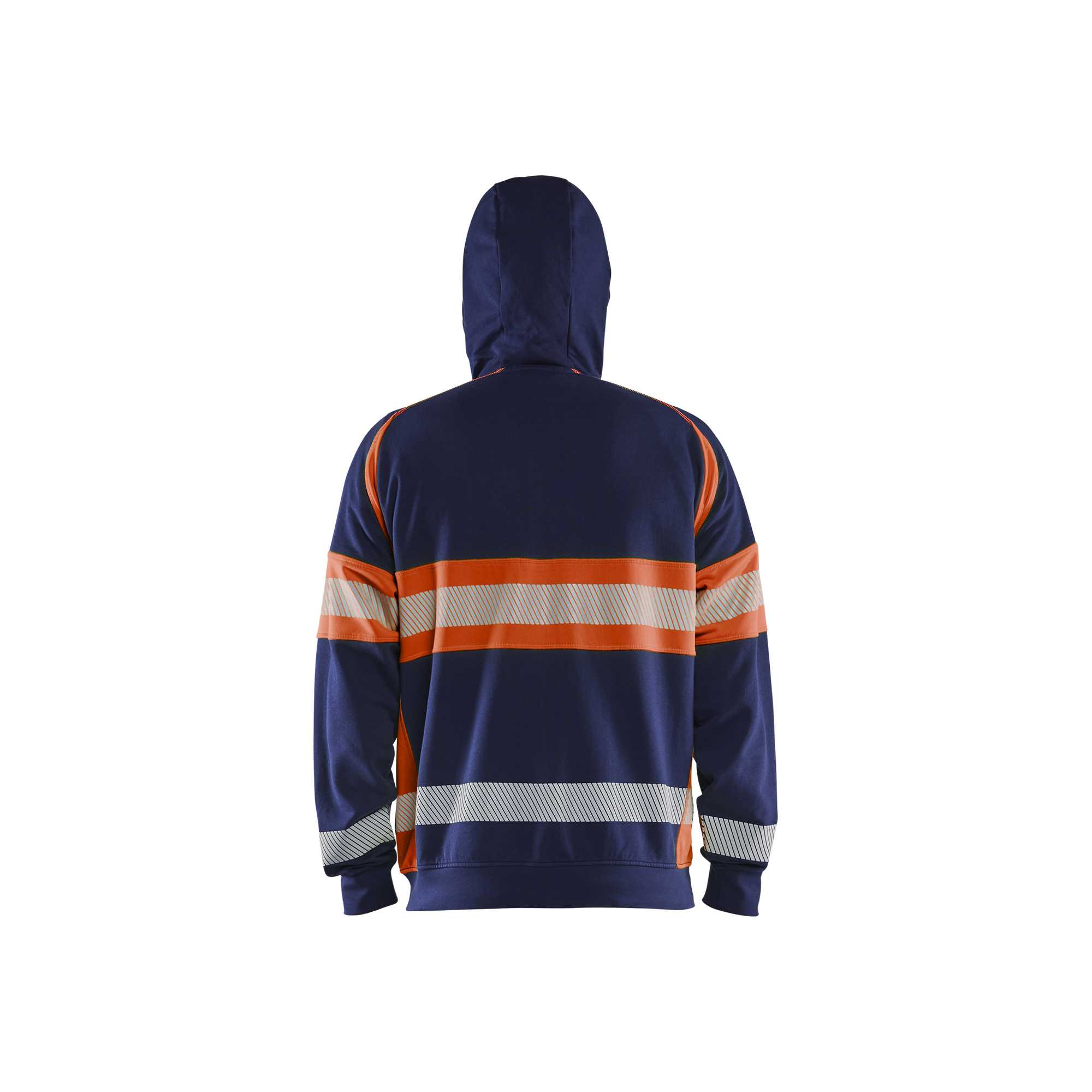 BLAKLADER 35521158 Hi Vis Hoodie Hi Vis Reflective Hoodie Work Sweatshirt MEN - 100% Cotton – Image 9