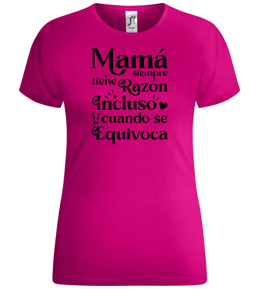 Mamá Tiene la Razón Design - Comfort women's t-shirt – Image 6