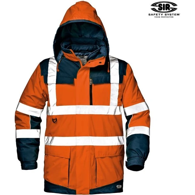 SIR SAFETY REGIMENTAL SPLIT High Vis Work Jacket Men - Reflective Bands – Image 6