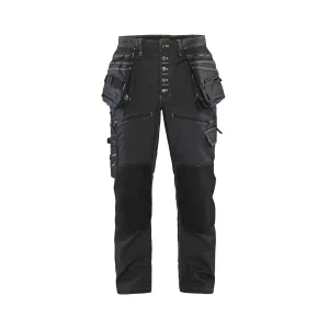 BLAKLADER 19991141 | Craftsman Trousers Stretch X1900 Work Trousers Men - Cordura Denim