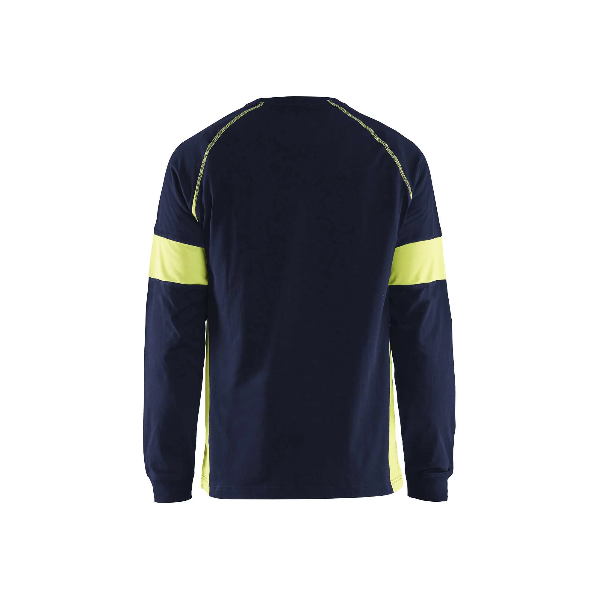 BLAKLADER 35201030 Long sleeved T shirt Hi Vis Reflective Long Sleeve Work T-Shirt MEN - 100% Cotton – Image 3
