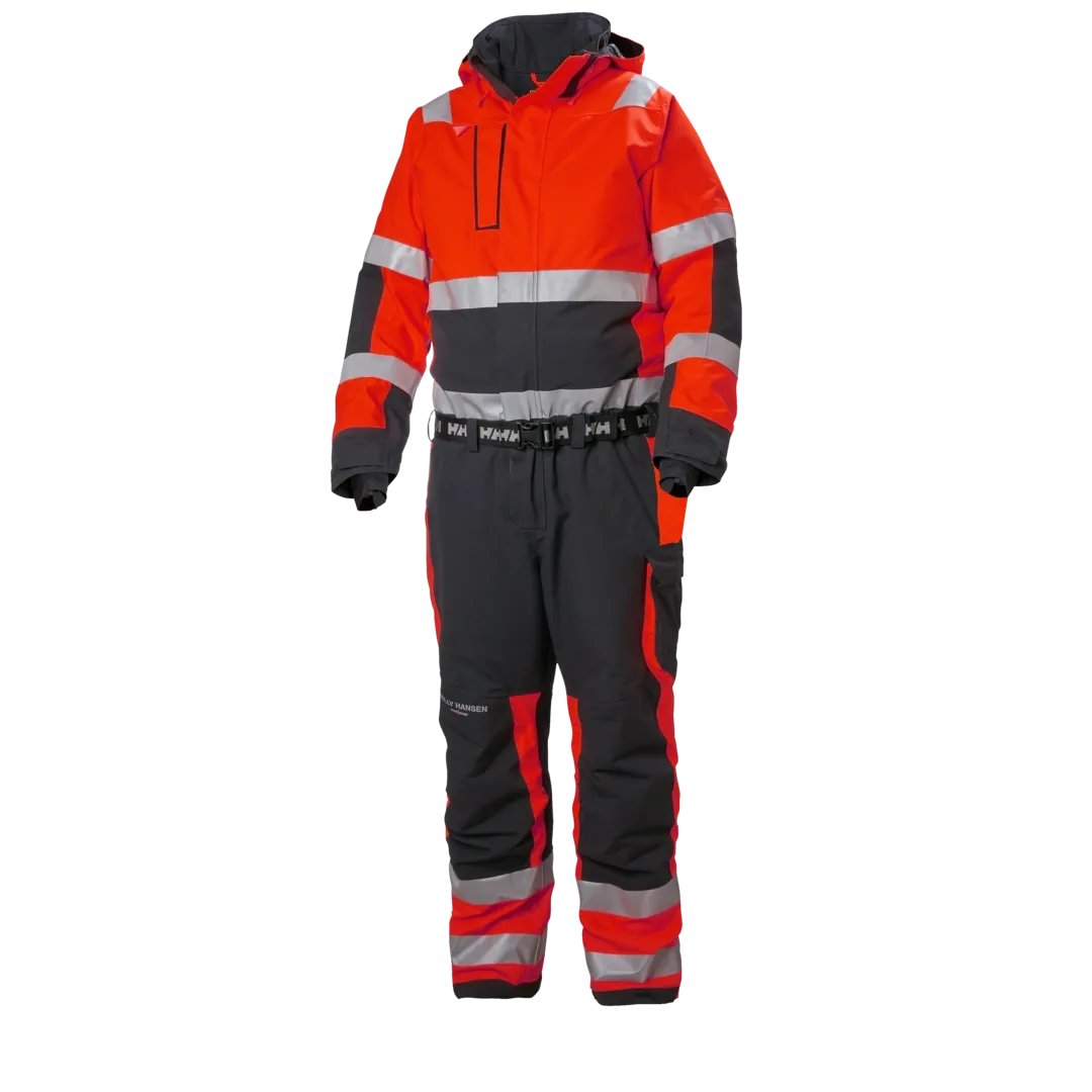 HELLY HANSEN ALNA 2.0 WINTER SUIT 71694 Hi Vis Reflective Work Coveralls MEN - Waterproof