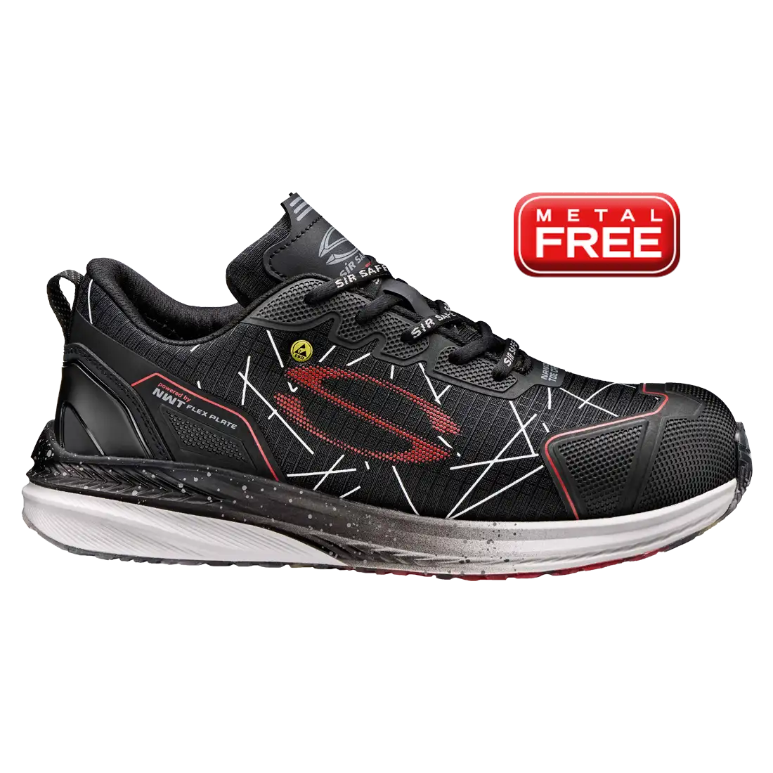 SIR SAFETY FUZZY Safety Shoes S1PS MEN Work Shoe - Nano Fibreglass Toe & NWT Midsole