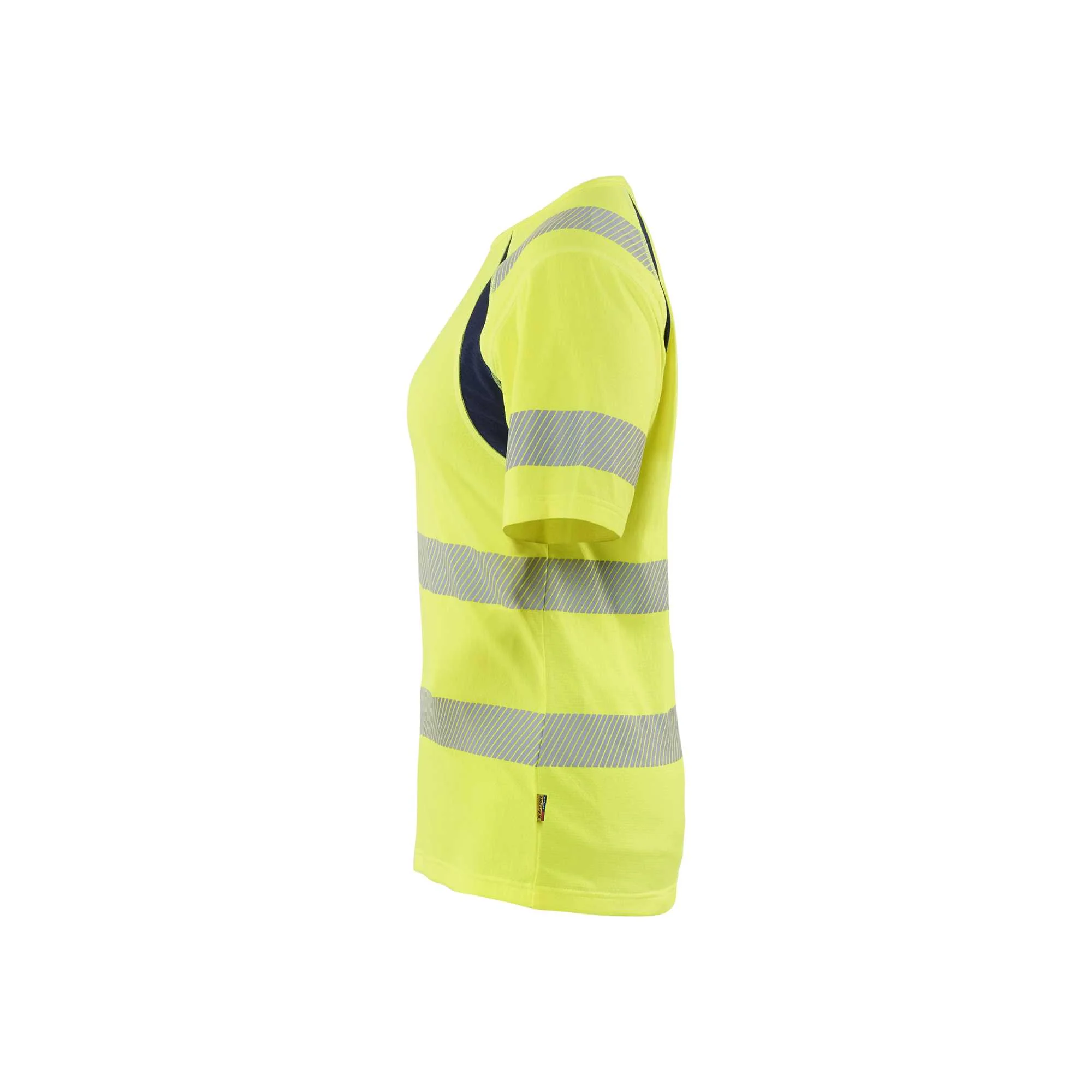 BLAKLADER 35032537 Women’s Hi Vis T shirt Hi Vis Reflective Short Sleeve Work T-Shirt WOMEN - Moisture Wicking – Image 4