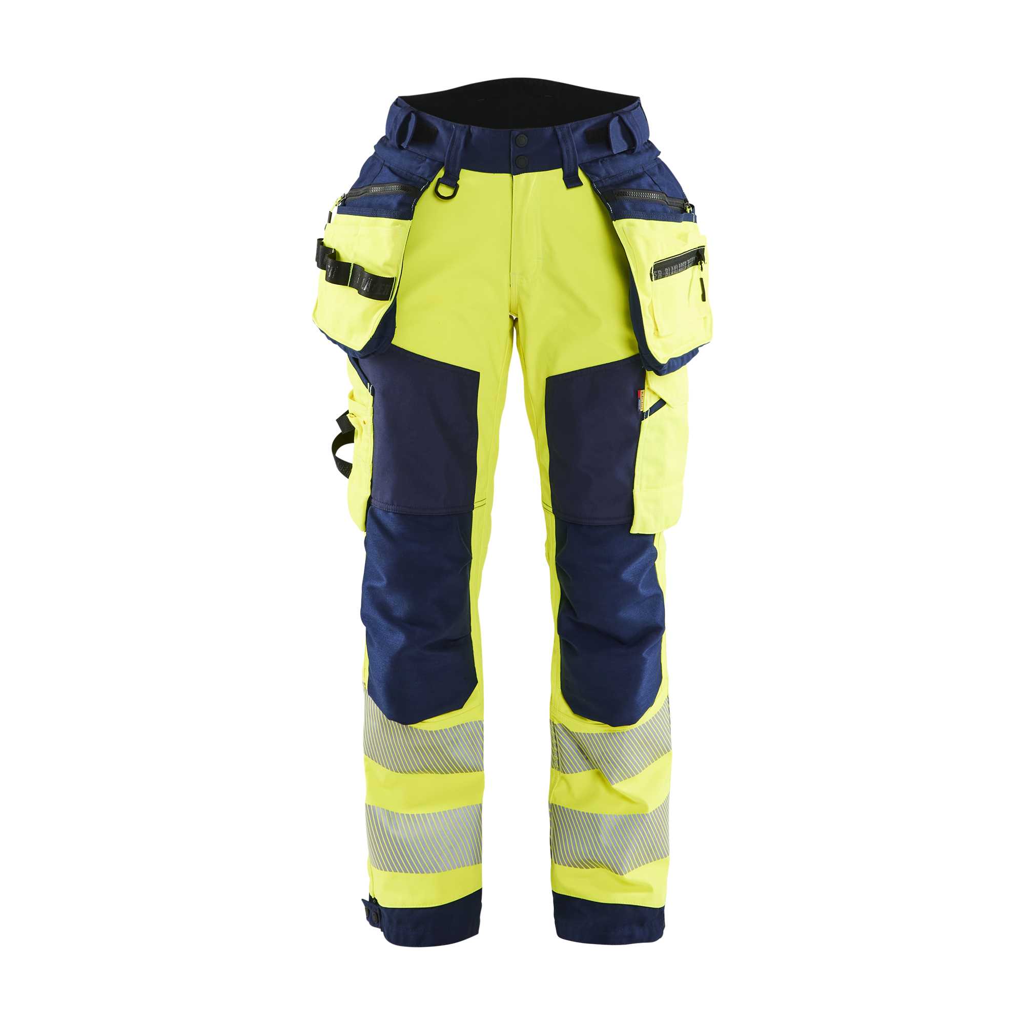 BLAKLADER 71182513 | Women's Hi Vis softshell trousers Hi Vis Reflective Work Trousers Women - Waterproof – Image 2