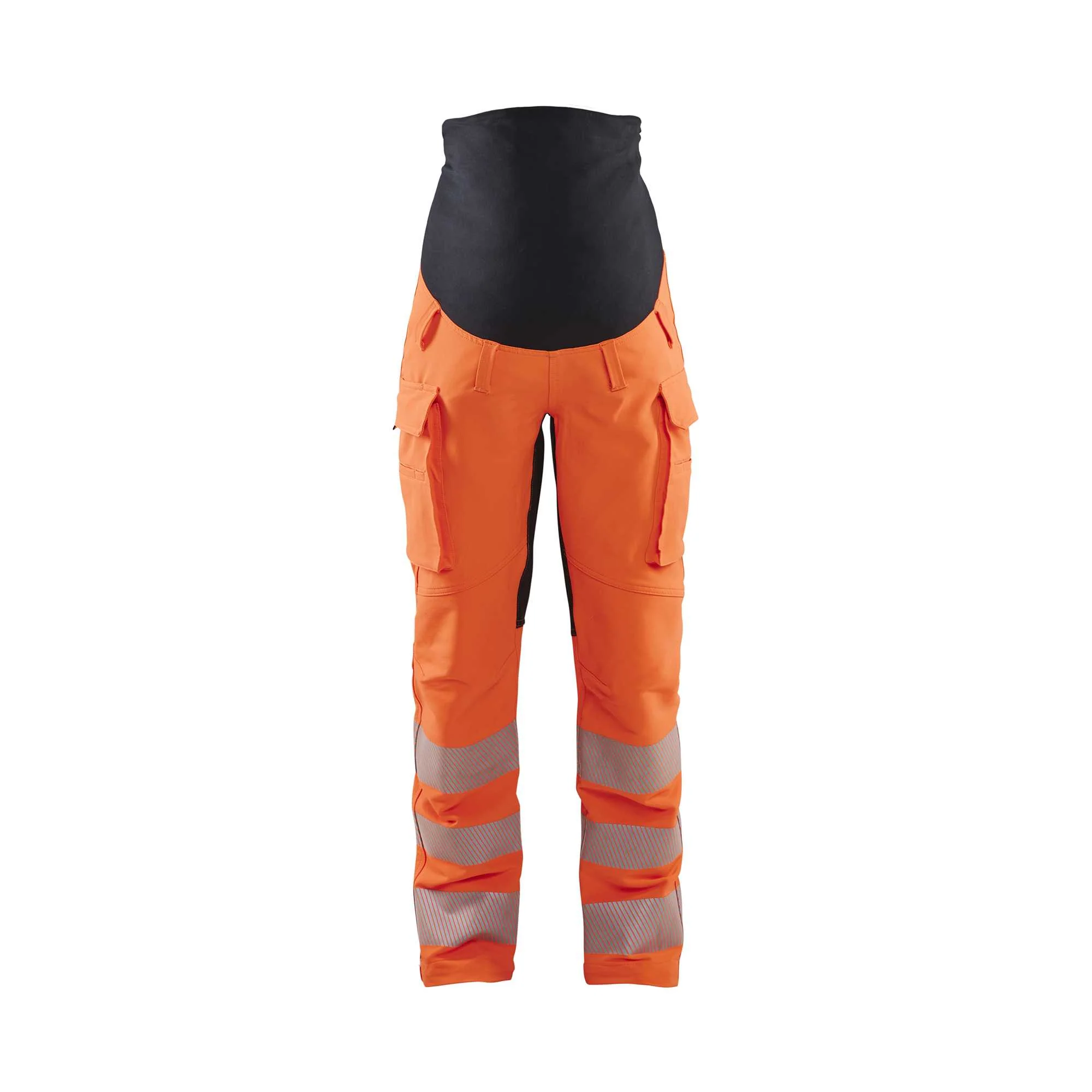 BLAKLADER 71001642 Women's hi Vis 4 way stretch maternity trousers Hi Vis Reflective Work Trousers Women - water repellent – Image 6