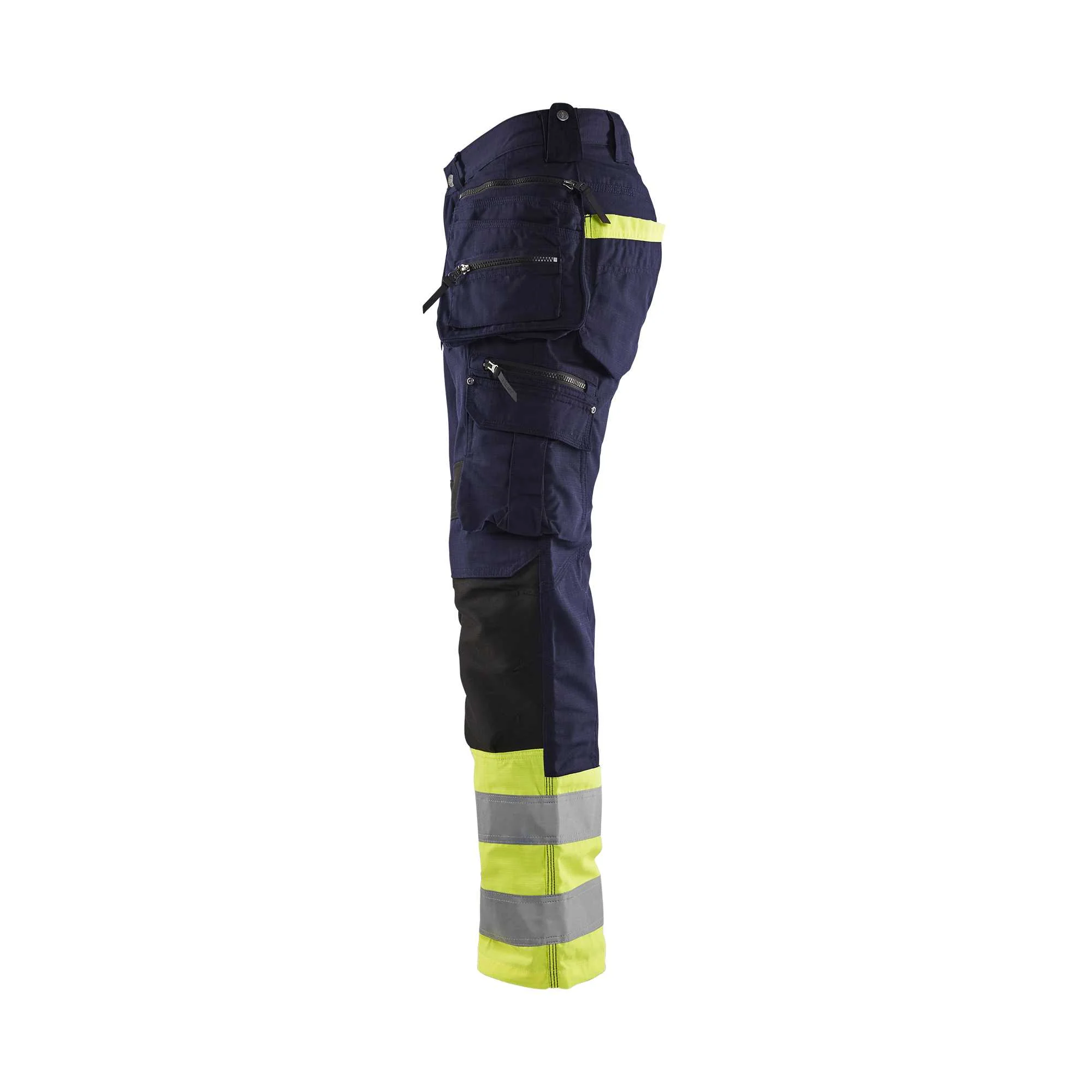 BLAKLADER 19941330 | Hi Vis trousers with stretch Hi Vis Reflective Work Trousers Men - Ripstop Fabric – Image 4