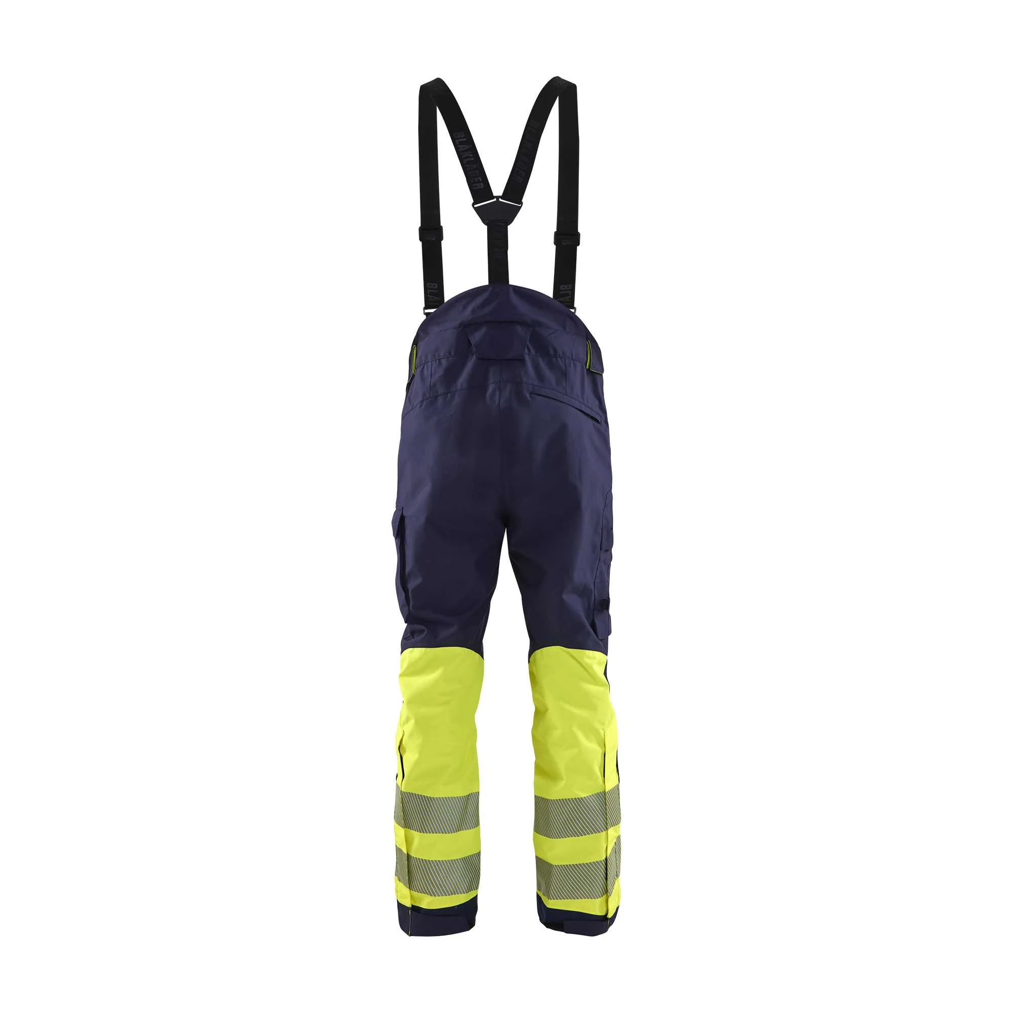 BLAKLADER 18771977 | Hi Vis Shell Trousers Hi Vis Reflective Work Trousers Men - Waterproof – Image 3