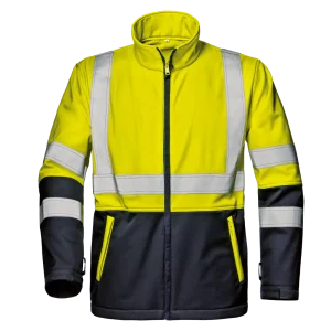 SIR SAFETY MICROLINES COMPLEX High Vis Softshell Jacket Men - Reflective Bands
