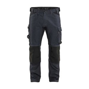 BLAKLADER 17511141 | Craftsman Trousers Stretch Work Trousers Men - CORDURA Denim