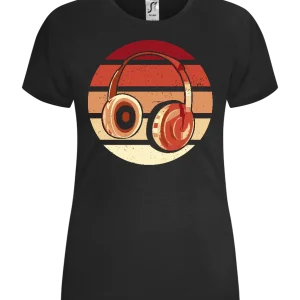 Retro Headphones Design - Comfort women's t-shirt
