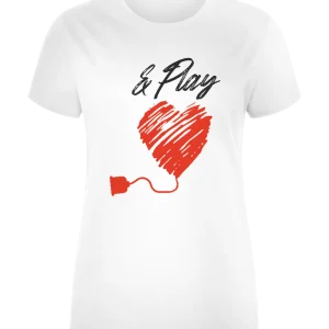 And Play Heart Design - Comfort women's fitted t-shirt