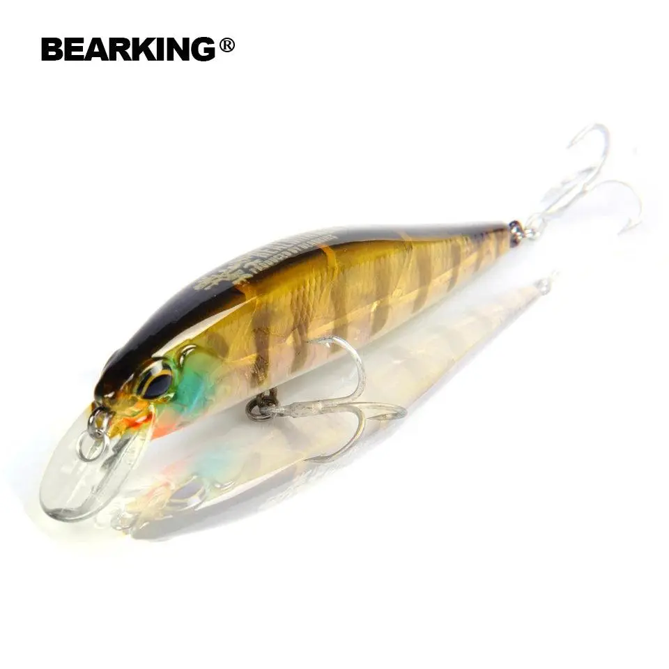 Bearking Retail fishing tackle A+ fishing lures hard bait 5color for choose 100mm 14.5g minnow,quality professional minnow – Image 4