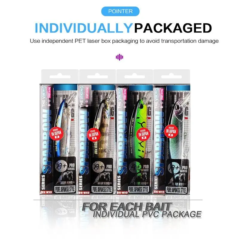 Bearking O-BK-Mrelis 100SP Minnow Lure – Image 5