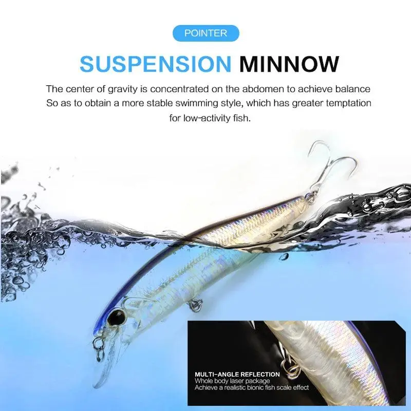 Bearking O-BK-Mrelis 100SP Minnow Lure – Image 6