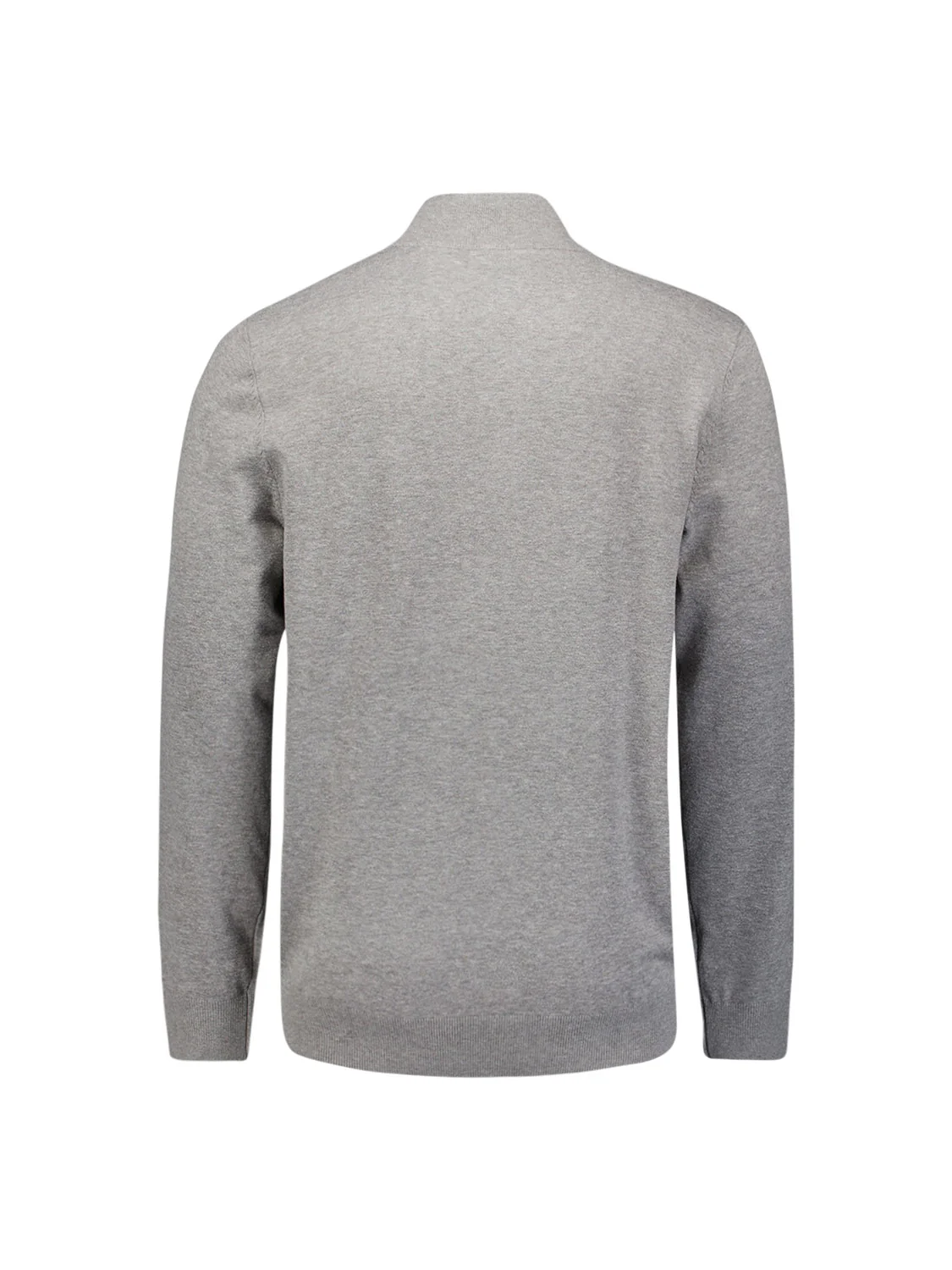 Pull à demi-zip Basics Intemporels | Grey Melange – Image 7