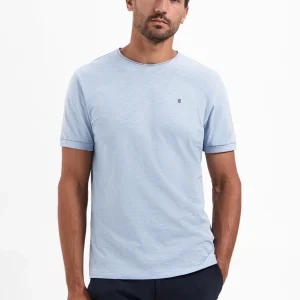 T-shirt à col rond Basics Intemporels | Dusty Blue