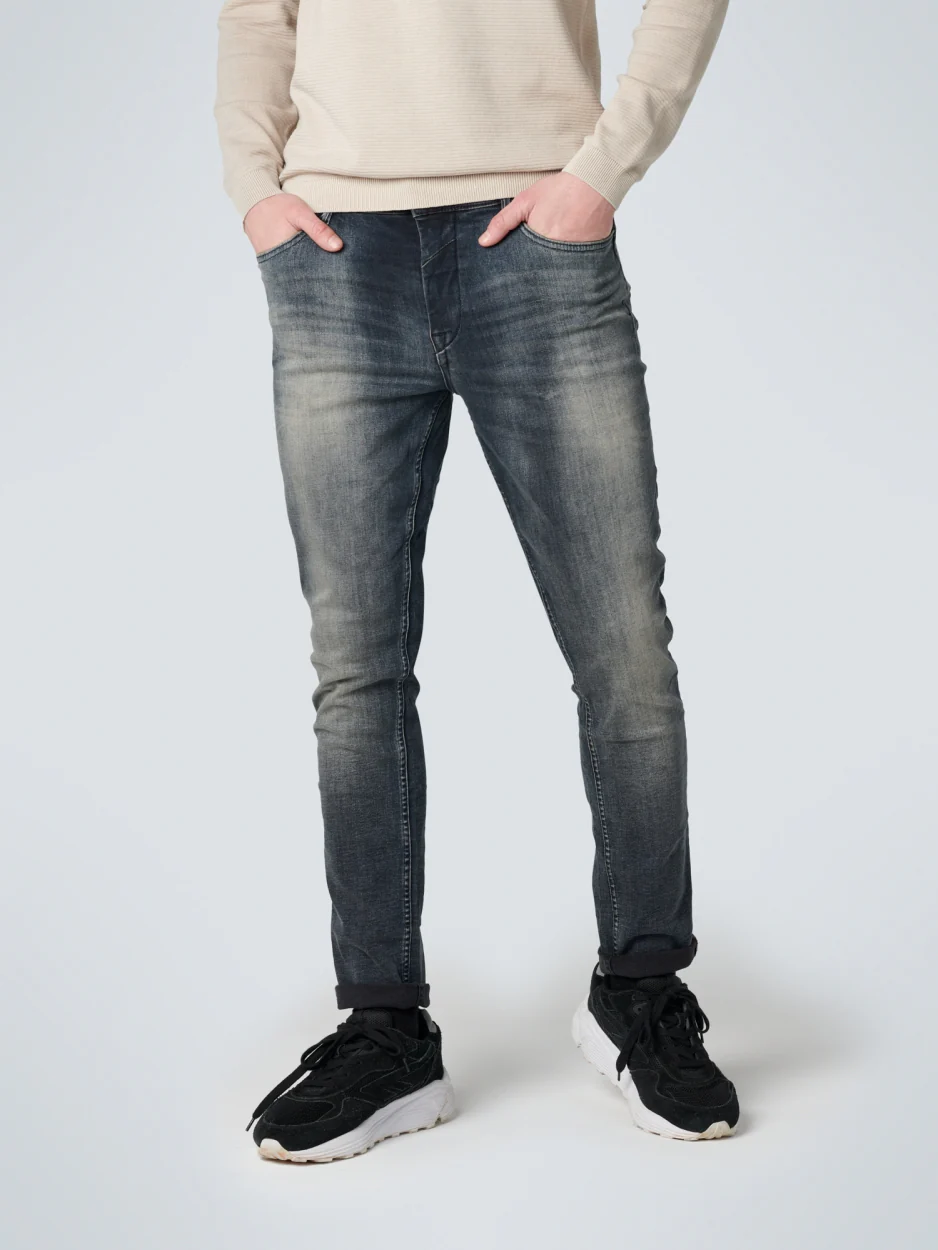 711 Slim Fit | Stretch | Grey Denim | Length 36