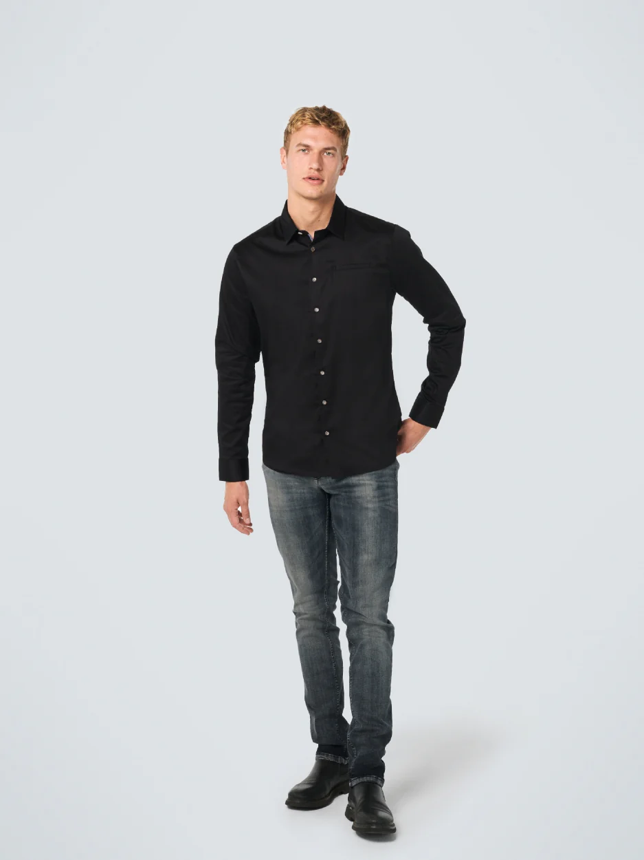 711 Slim Fit | Stretch | Grey Denim | Length 36 – Image 4