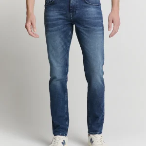 Jean coupe droite | Stone Used Denim