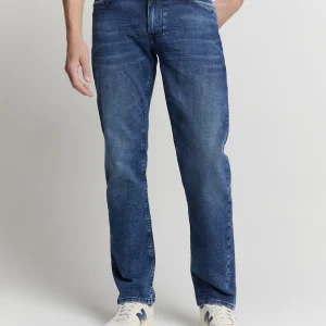 Jean coupe relaxed | Stone Used Denim