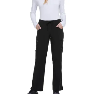 Pantalon à taille moyenne à cordon femme