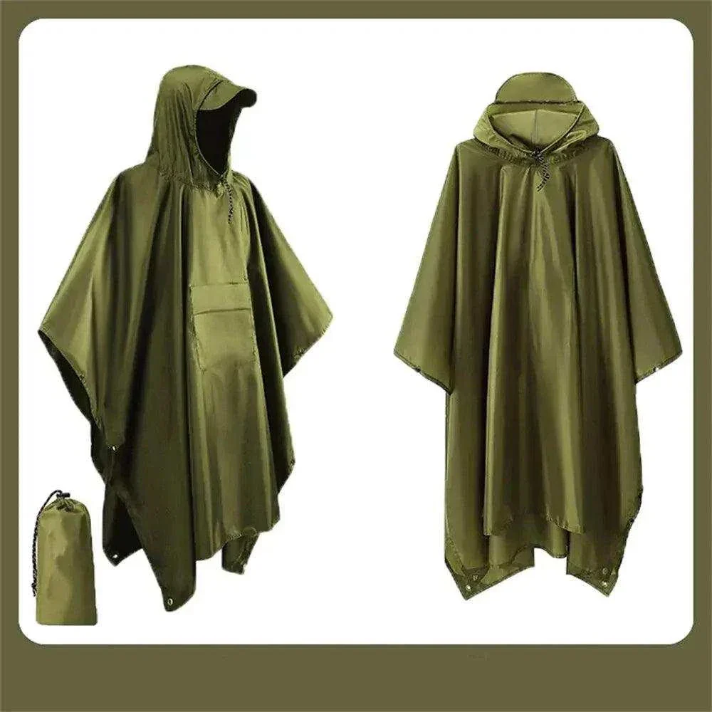 3 In 1 Outdoor Waterproof Fishing Raincoat Hooded – Image 9