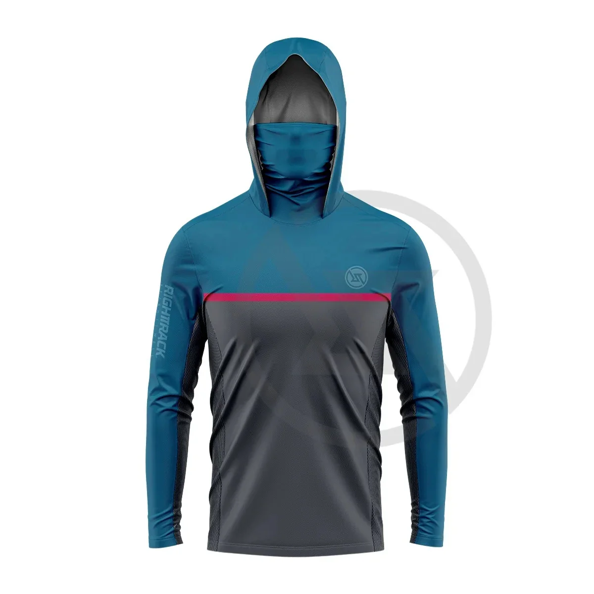 RIGHTTRACK Men's Hooded Fishing Shirt UPF50+ UV Protection – Image 9