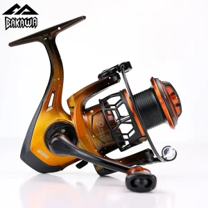 Bakawa PROXPE Max Drag 15kg Metal Wire Throwing Ring Spinning Reel