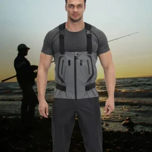 KING-QPROOF Fishing Waders : 4-Layer Fabric - Breathable & Waterproof Chest Waders