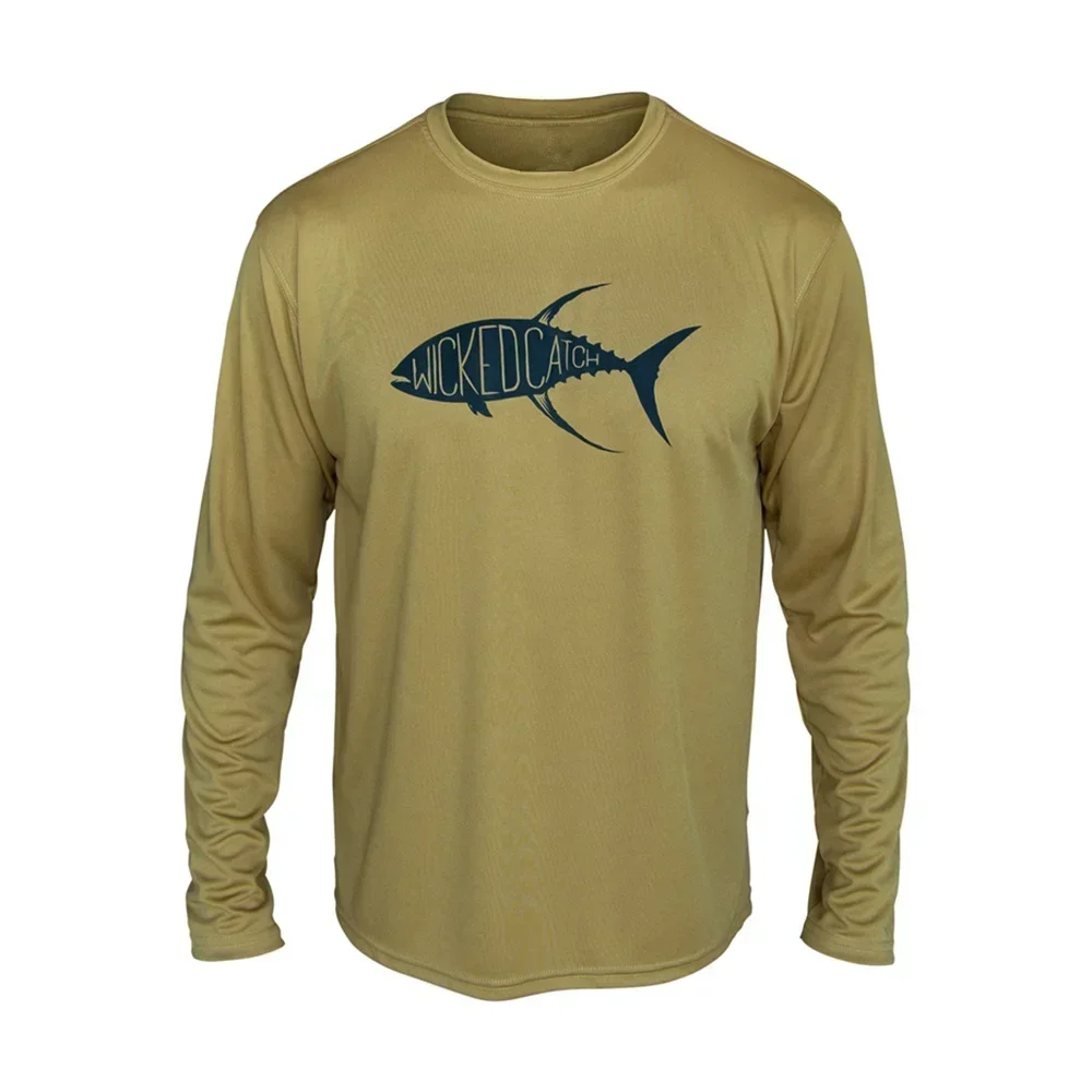 Fishing Season Men's Long Sleeve UV Protection Shirt: UPF 50+ Performance for Anglers – Image 3