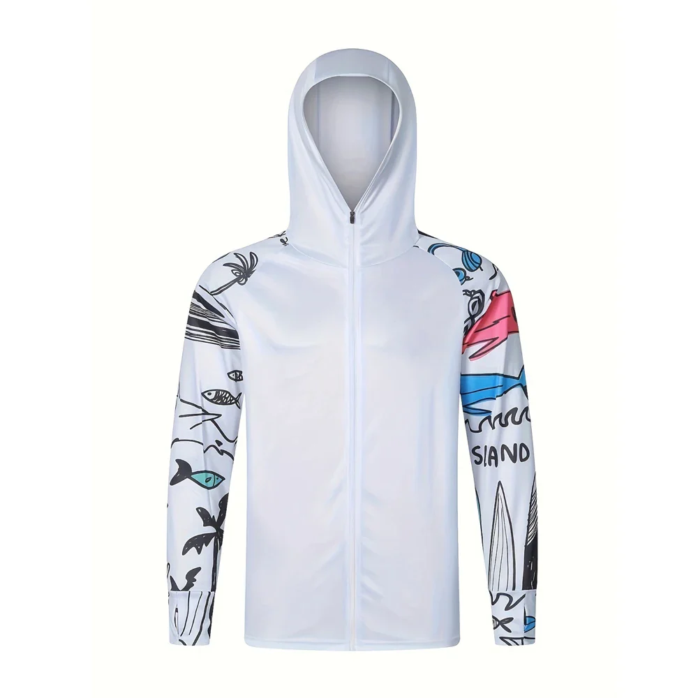 Anti-UV Fishing Hooded Zipper Jersey Ultimate Sun Protection Anti-UV UPF 50+ – Image 6