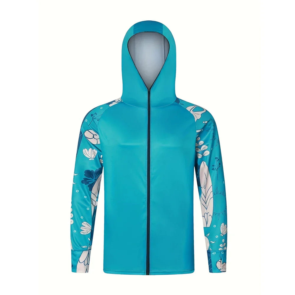 Anti-UV Fishing Hooded Zipper Jersey Ultimate Sun Protection Anti-UV UPF 50+ – Image 7